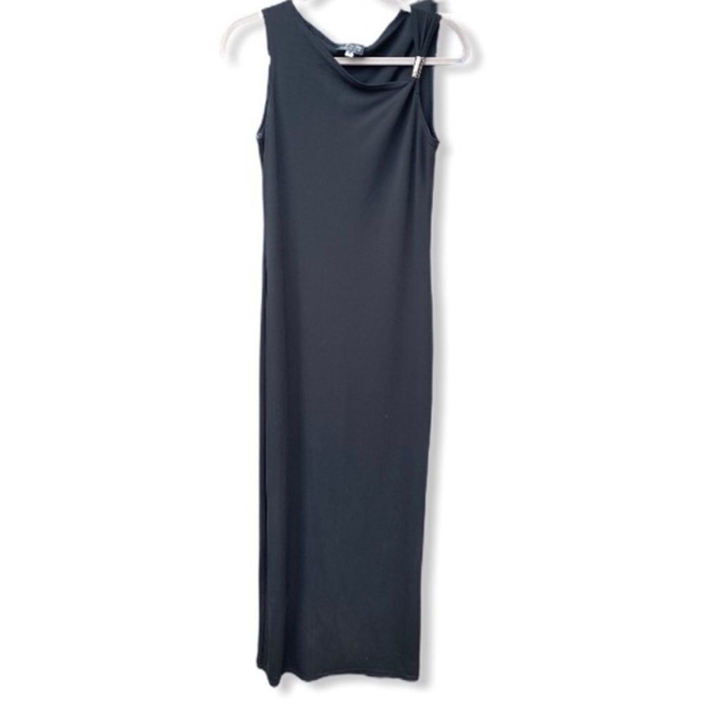 Onyx Nite by Wendy Chaitin Black Maxi Dress